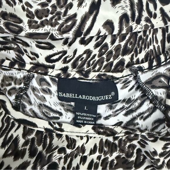 Isabella Rodriguez Open Shoulder Top Size Large - Picture 11 of 11